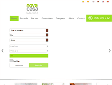 Tablet Screenshot of novacasaelda.com